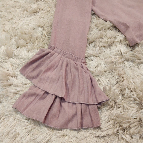 Bobeau Pleated Ruffle Sleeve Sweater S NWT - Picture 4 of 9